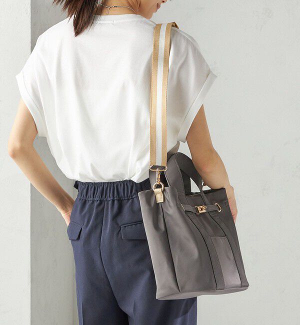 SHIPS for women「【WEB限定】パーテーション ライン テープ バッグ」|ショルダー・メッセンジャー|