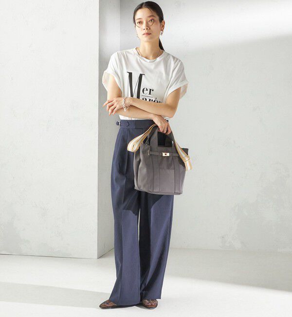 SHIPS for women「【WEB限定】パーテーション ライン テープ バッグ」|ショルダー・メッセンジャー|