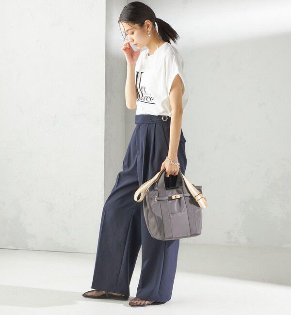 SHIPS for women「【WEB限定】パーテーション ライン テープ バッグ」|ショルダー・メッセンジャー|