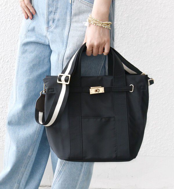 SHIPS for women「【WEB限定】パーテーション ライン テープ バッグ」|ショルダー・メッセンジャー|