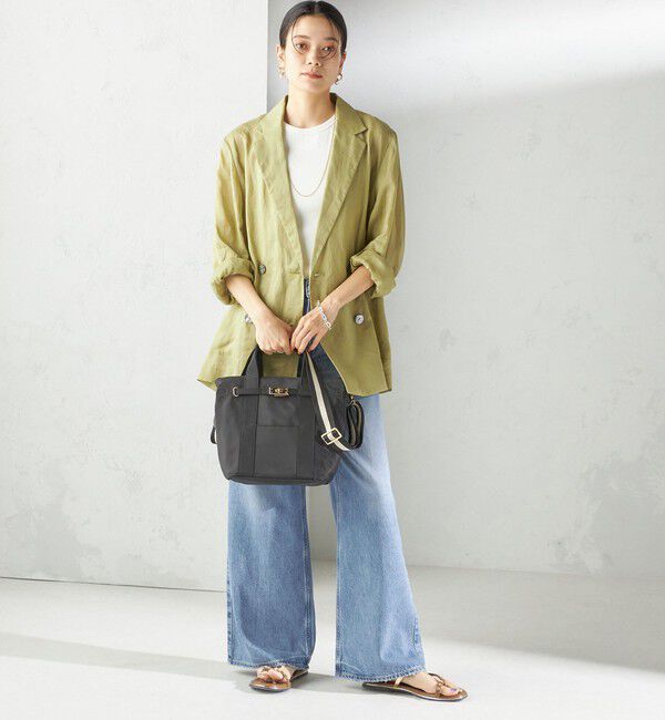 SHIPS for women「【WEB限定】パーテーション ライン テープ バッグ」|ショルダー・メッセンジャー|