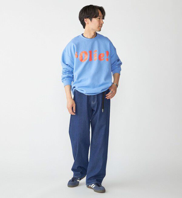 SHIPS「【SHIPS別注】THE DAY ON THE BEACH: プリント クルーネック トレーナー」|スウェット・ジャージ|