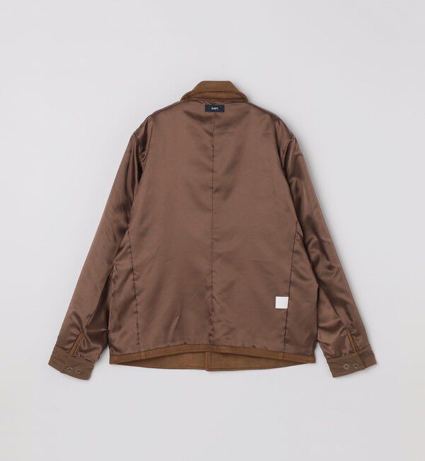SHIPS「SHIPS: ポリエステル フェイク スエード コーチ ブルゾン」|ブルゾン・スタジャン|