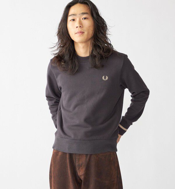 SHIPS「【SHIPS別注】FRED PERRY: シングル ティップ スウェットシャツ」|スウェット・ジャージ|