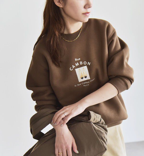 quaranciel「ANGE IN DISGUISE:〈手洗い可能〉フォト＆ロゴ スウェット」|スウェット・ジャージ|