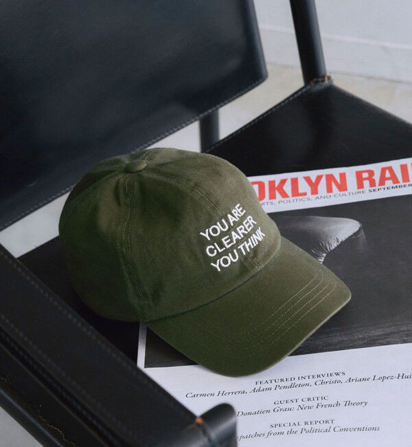 SHIPS for women「s.oyamadaコラボ: 刺繍 ロゴ キャップ」|キャップ・キャスケット|オリーブ