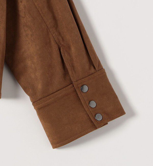 SHIPS any「SHIPS any: ポリエステル スエード ショート シャツ ジャケット」|その他|