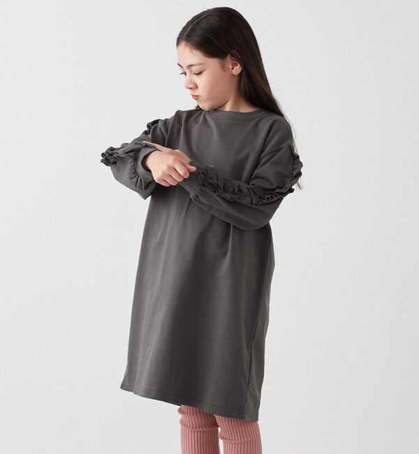 SHIPS any「SHIPS any:〈洗濯機可能〉デザイン フリル ワンピース <KIDS>」|ワンピース|