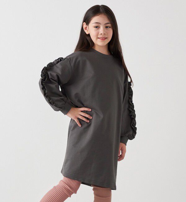 SHIPS any「SHIPS any:〈洗濯機可能〉デザイン フリル ワンピース <KIDS>」|ワンピース|