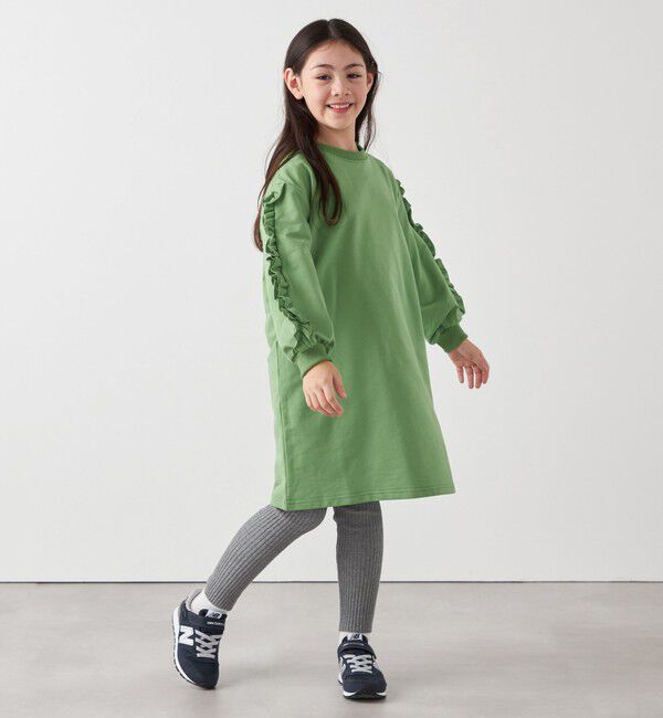 SHIPS any「SHIPS any:〈洗濯機可能〉デザイン フリル ワンピース <KIDS>」|ワンピース|