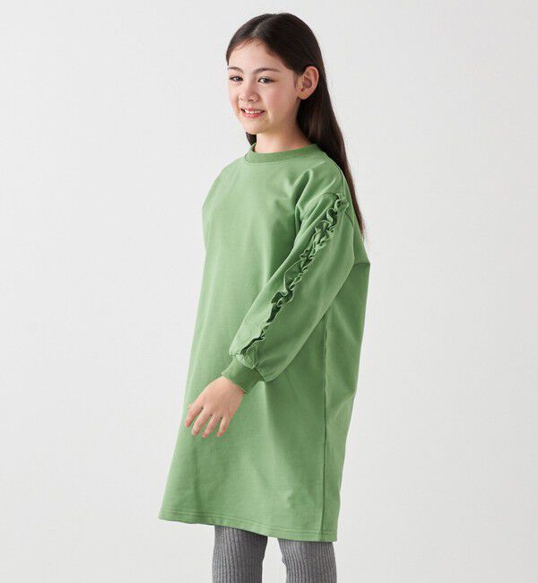 SHIPS any「SHIPS any:〈洗濯機可能〉デザイン フリル ワンピース <KIDS>」|ワンピース|