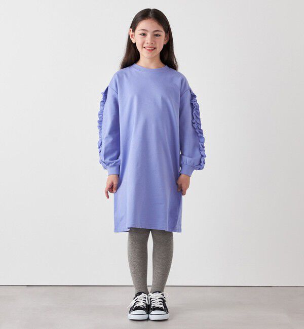 SHIPS any「SHIPS any:〈洗濯機可能〉デザイン フリル ワンピース <KIDS>」|ワンピース|