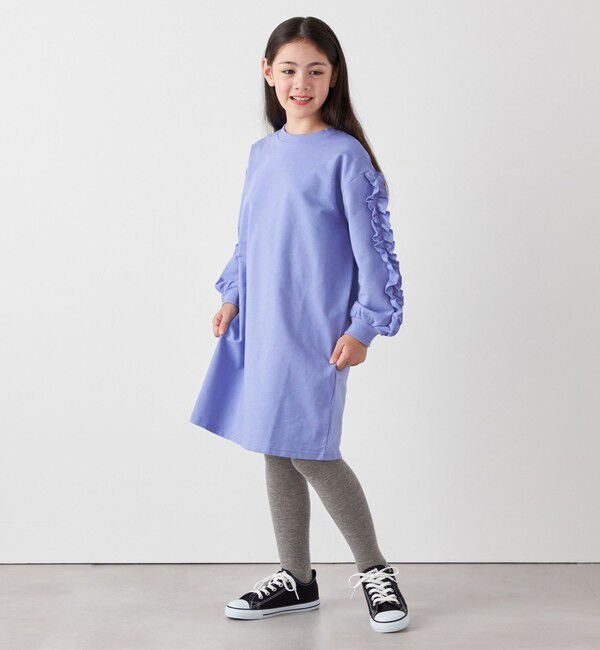 SHIPS any「SHIPS any:〈洗濯機可能〉デザイン フリル ワンピース <KIDS>」|ワンピース|