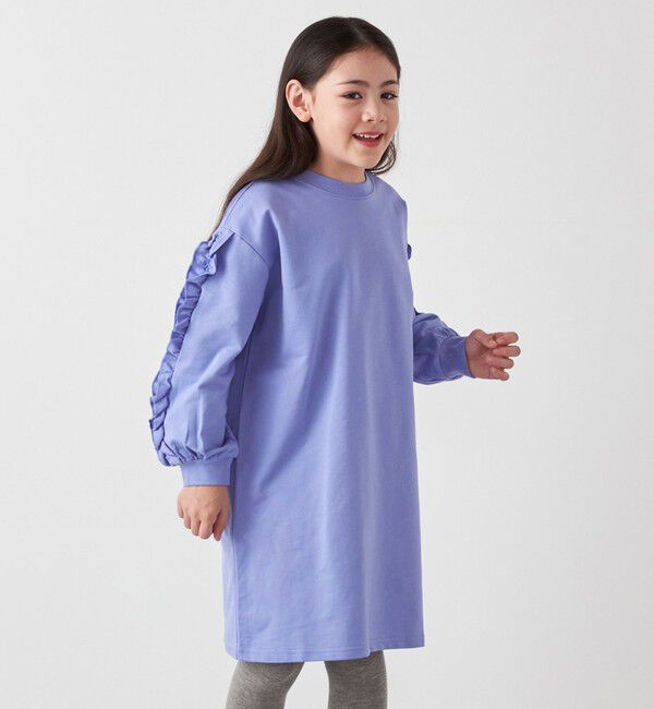 SHIPS any「SHIPS any:〈洗濯機可能〉デザイン フリル ワンピース <KIDS>」|ワンピース|