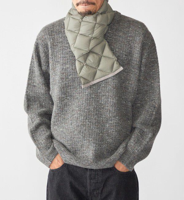 SHIPS「【SHIPS別注】TAION: 〈手洗い可能〉キルティング ダウン マフラー」|ストール|