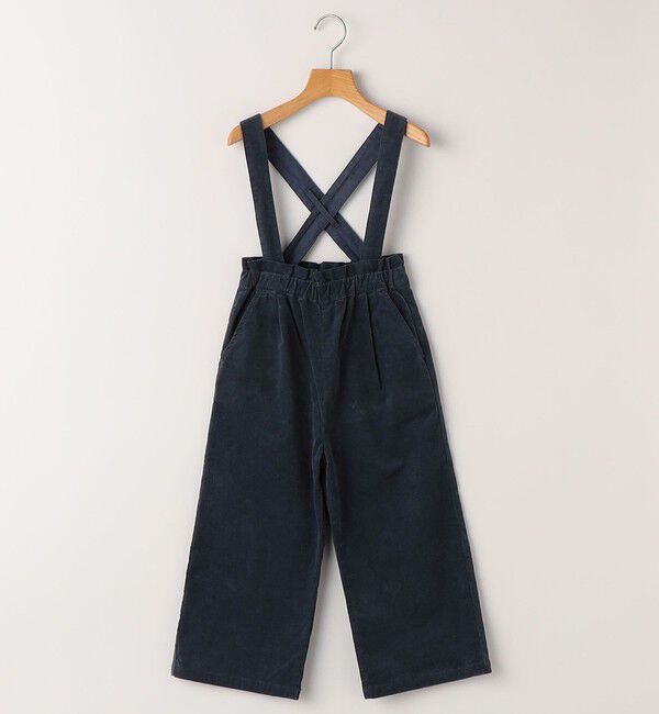 SHIPS KIDS「SHIPS KIDS:140～150cm / コーデュロイ ストラップ ワイド パンツ」|その他|ライトブルー