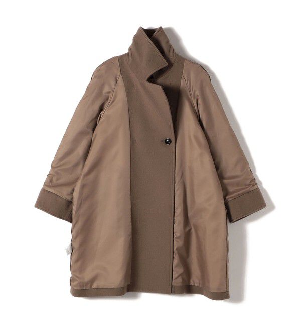 SHIPS Colors 「SHIPS Colors:SUPER100 ラグランスリーブ ダブルボタン コート◇」|ステンカラーコート|