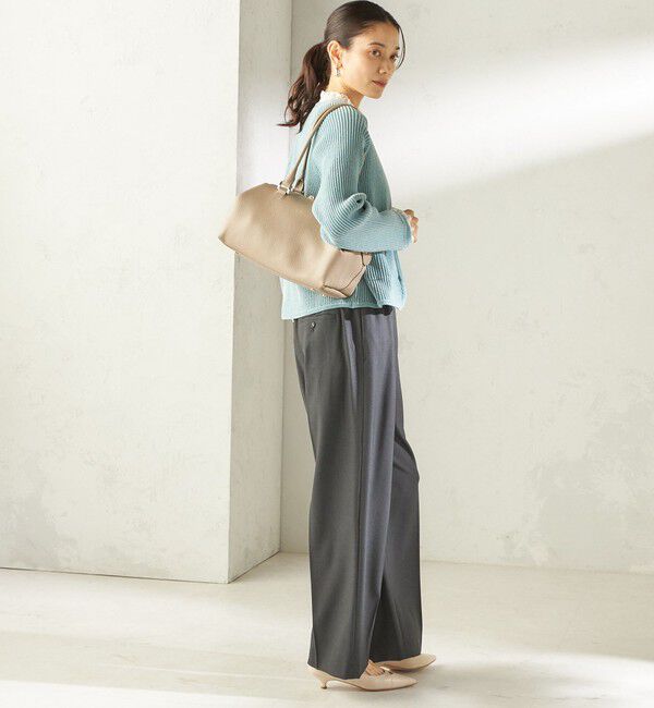 SHIPS for women「〈手洗い可能〉モール リブ クルーネック カーディガン」|カーディガン|