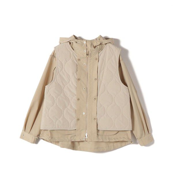 SHIPS for women「〈手洗い可能  / 撥水加工〉キルティング ベスト 付き マウンテン パーカー」|その他|