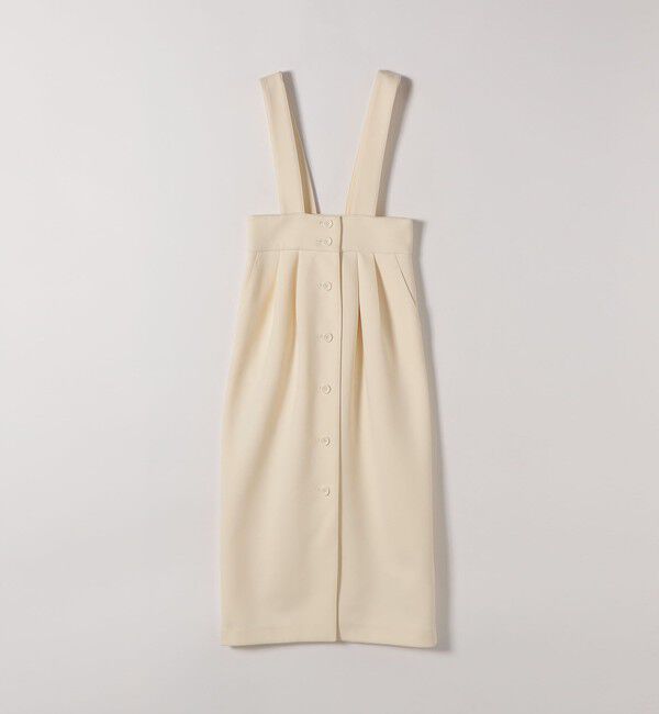 SHIPS any「SHIPS any:〈洗濯機可能〉ジャージー ハイウエスト Iライン ジャンパースカート」|ジャンパースカート|