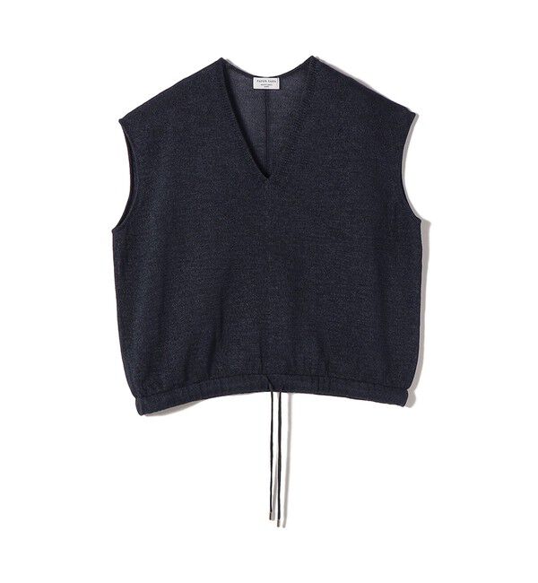 SHIPS for women「〈手洗い可能〉ブライト ペーパー 裾 ドロスト ニット プルオーバー」|ベスト・ジレ|