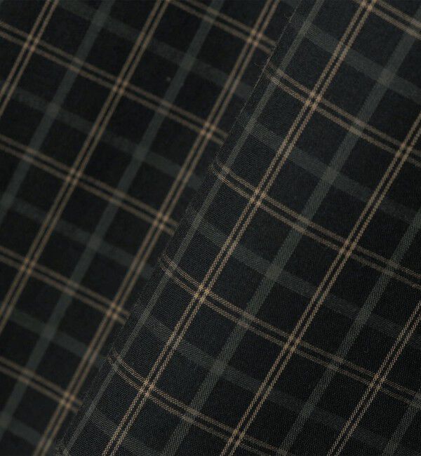 SHIPS any「SHIPS any:〈洗濯機可能〉マイクロ チェック イージー パンツ(セットアップ対応)◇」|チノ|