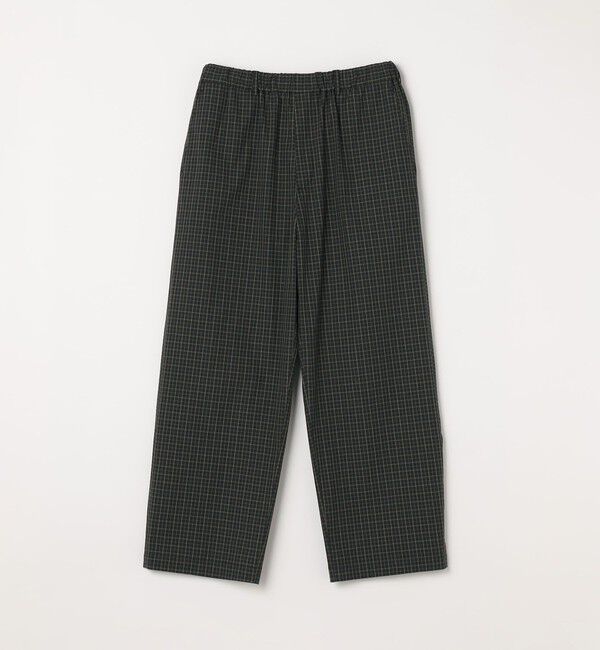 SHIPS any「SHIPS any:〈洗濯機可能〉マイクロ チェック イージー パンツ(セットアップ対応)◇」|チノ|