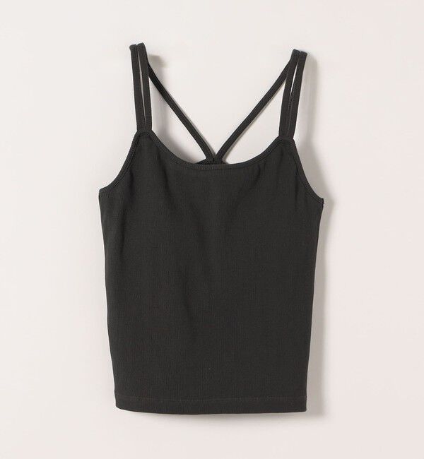 SHIPS any「SHIPS any:〈洗濯機可能〉カップ付き ダブル ストラップ ブラキャミソール」|インナー|チャコールグレー