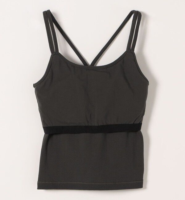 SHIPS any「SHIPS any:〈洗濯機可能〉カップ付き ダブル ストラップ ブラキャミソール」|インナー|