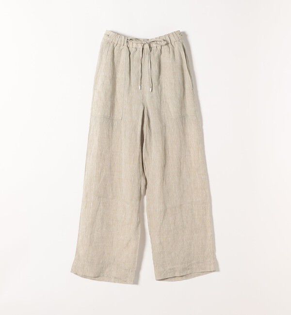 SHIPS any「SHIPS any:〈洗濯機可能〉リネン イージー ベイカー パンツ」|その他|