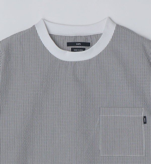 SHIPS「SHIPS:〈MADE IN JAPAN〉空羽 サッカー Tシャツ」|Tシャツ・カットソー|