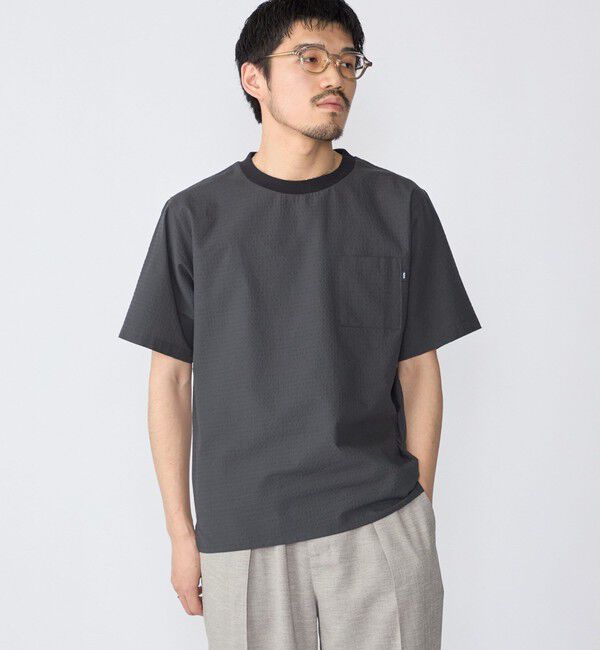 SHIPS「SHIPS:〈MADE IN JAPAN〉空羽 サッカー Tシャツ」|Tシャツ・カットソー|