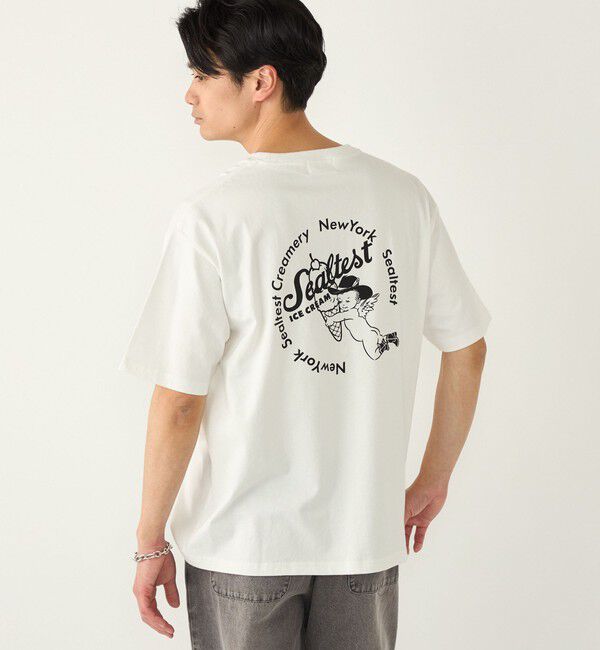 SHIPS Colors 「SHIPS Colors:Sealtest(R) ICE CREAM プリント フェード Tシャツ」|Tシャツ・カットソー|