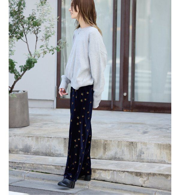 OUTDOOR PRODUCTS Usual Things「追加 ベロアフレアパンツ」|スラックス|