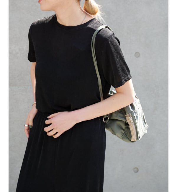 OUTDOOR PRODUCTS Usual Things「シャイニージャージーTEE」|Tシャツ・カットソー|ブラック