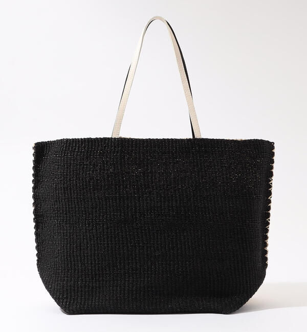 TOMORROWLAND GOODS「a-jolie アバカコンビ トートバッグ」|かごバッグ|