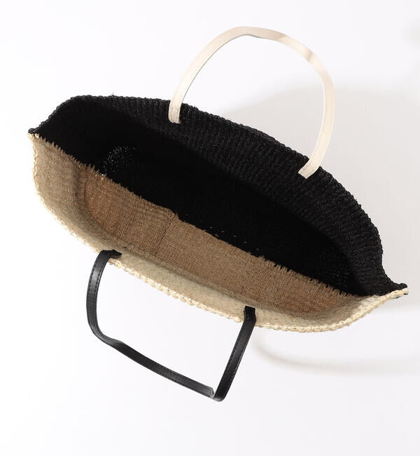 TOMORROWLAND GOODS「a-jolie アバカコンビ トートバッグ」|かごバッグ|