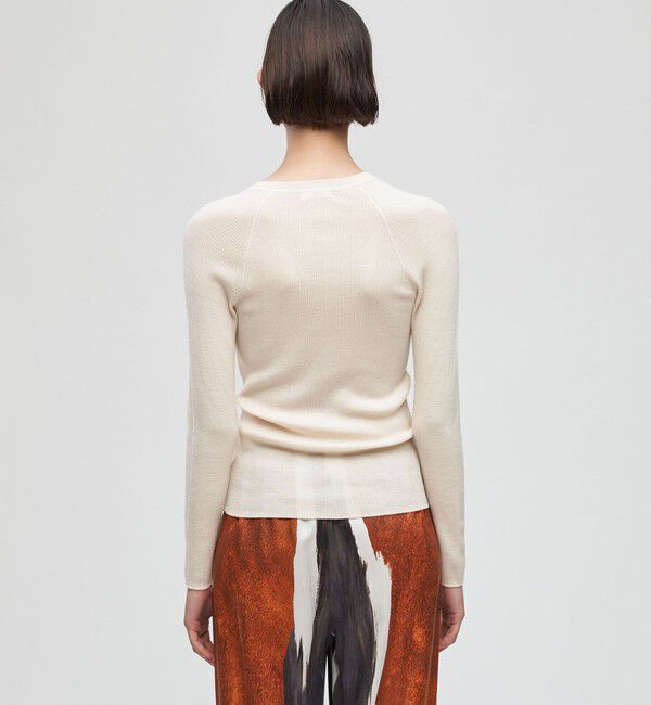 DES PRES「ウーステッドウールリブ クルーネックプルオーバー」|ニット・セーター|