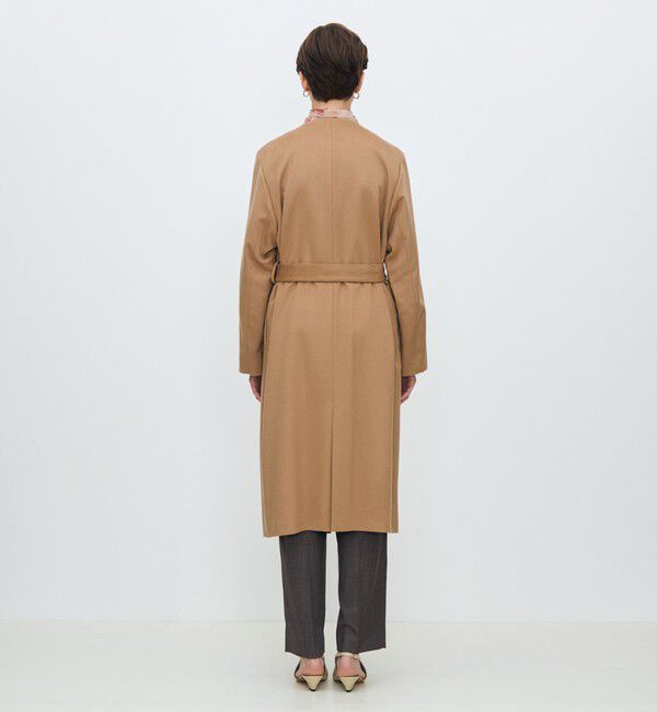 TOMORROWLAND collection「ピュアカシミヤ ノーカラーコート」|ノーカラーコート|