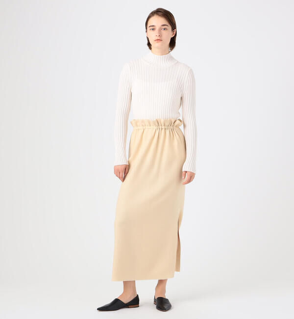 DES PRES「ブロークンバルキーツイル ギャザーマキシスカート」|スカート|