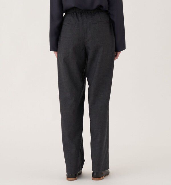 GALERIE VIE「スムースウール イージーストレートパンツ」|その他|