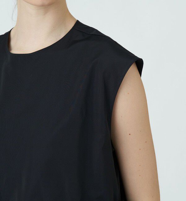 TOMORROWLAND collection「ポリエステルシルクマットタフタ ギャザーティアードブラウス」|シャツ・ブラウス|