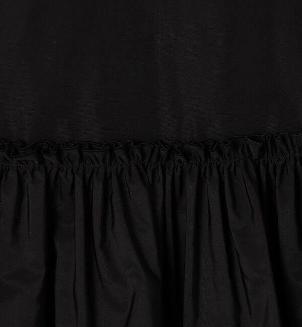 TOMORROWLAND collection「ポリエステルシルクマットタフタ ギャザーティアードブラウス」|シャツ・ブラウス|