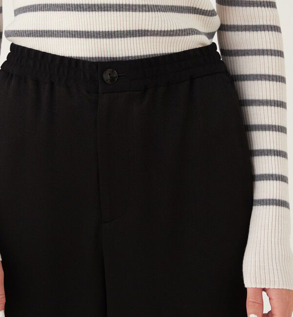 GALERIE VIE「バックサテンアムンゼンイージーストレートパンツ」|その他|