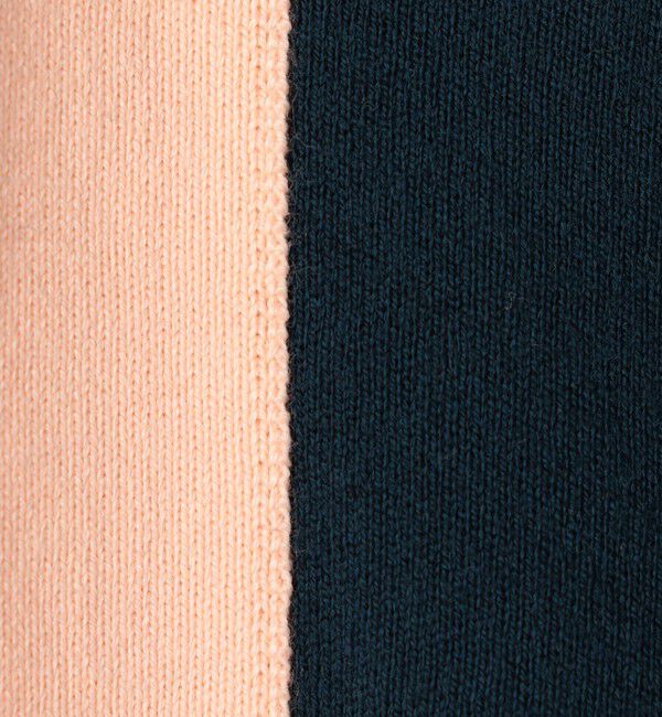 CABaN「CABaN コットンカシミヤ バイカラーVネックカーディガン」|カーディガン|