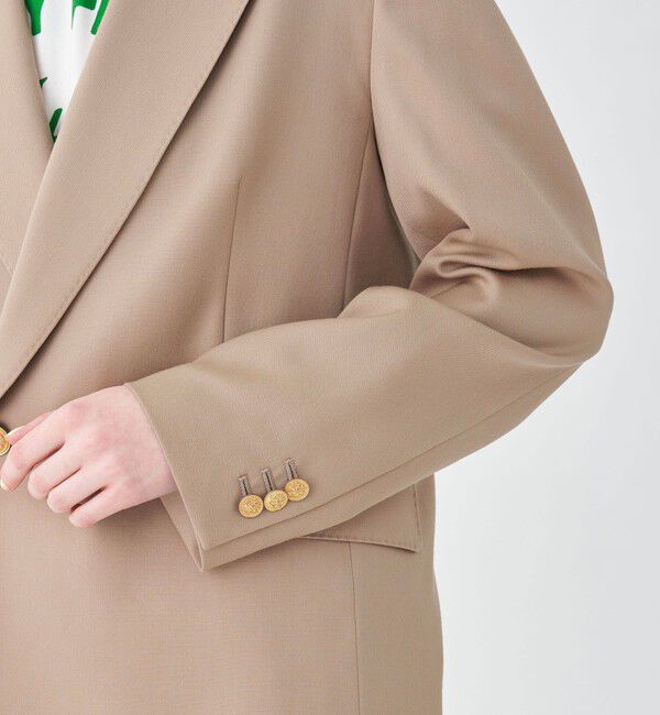 MACPHEE「ウールギャバジン ダブルブレストジャケット」|テーラードジャケット|