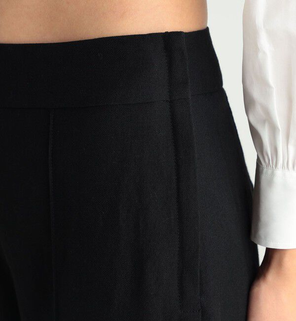 BACCA「ウールリネンギャバジン テーパードパンツ」|その他|