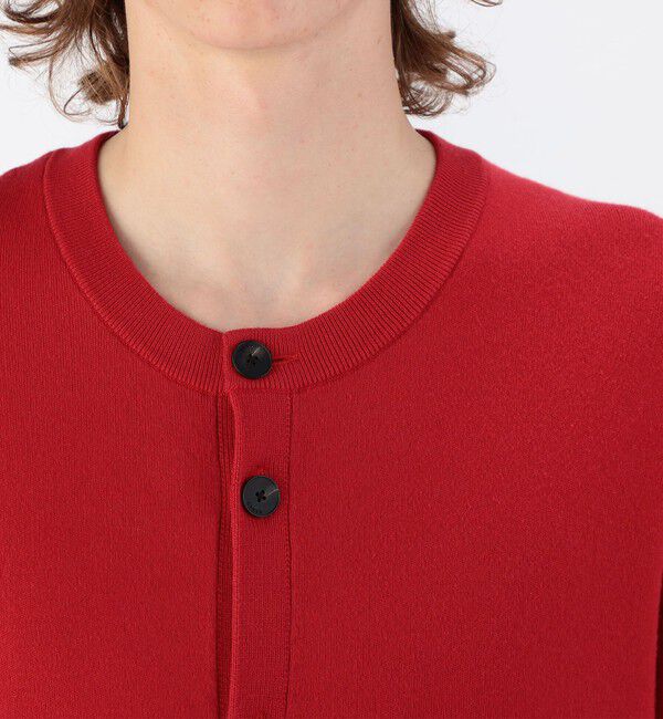 CABaN「CABaN コットンカシミヤ ポケットクルーネックカーディガン」|ニット・セーター|