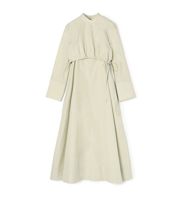 DES PRES「コットンタイプライター レイヤードワンピース」|ワンピース|51 ライトグリーン