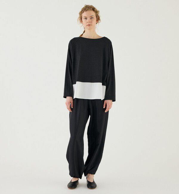 GALERIE VIE「クリアウォッシャブル シャツコンビプルオーバー」|Tシャツ・カットソー|